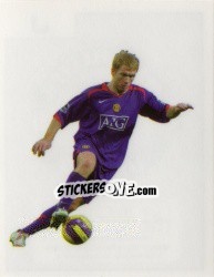 Sticker Paul Scholes - Manchester United 2007-2008 n. J - Panini