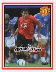 Sticker Carlos Tévez - Manchester United 2007-2008 n. L - Panini