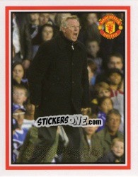 Sticker Sir Alex Ferguson - Manchester United 2007-2008 n. N - Panini