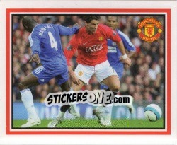 Sticker Cristiano Ronaldo - Manchester United 2007-2008 n. T - Panini