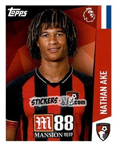 Sticker Nathan Ake - Premier League Inglese 2018-2019 n. 8 - Topps