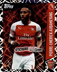 Sticker Pierre-Emerick Aubameyang - Premier League Inglese 2018-2019 n. 20 - Topps