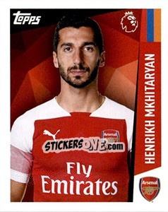 Sticker Henrikh Mkhitaryan - Premier League Inglese 2018-2019 n. 25 - Topps