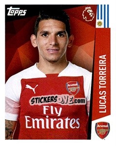 Sticker Lucas Torreira - Premier League Inglese 2018-2019 n. 26 - Topps