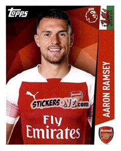 Sticker Aaron Ramsey - Premier League Inglese 2018-2019 n. 27 - Topps