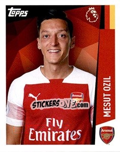 Sticker Mesut Özil - Premier League Inglese 2018-2019 - Topps