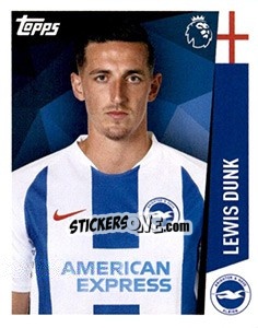 Sticker Lewis Dunk - Premier League Inglese 2018-2019 n. 36 - Topps