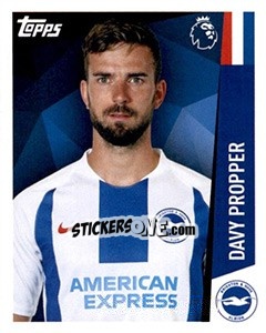 Figurina Davy Propper - Premier League Inglese 2018-2019 - Topps