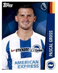 Sticker Pascal Gross - Premier League Inglese 2018-2019 n. 41 - Topps