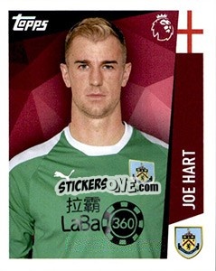 Sticker Joe Hart - Premier League Inglese 2018-2019 n. 49 - Topps