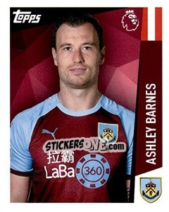 Sticker Ashley Barnes - Premier League Inglese 2018-2019 n. 57 - Topps