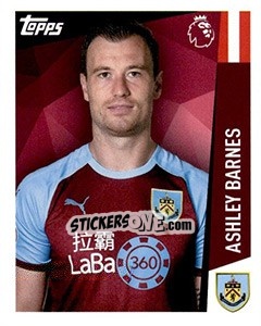 Cromo Ashley Barnes - Premier League Inglese 2018-2019 - Topps