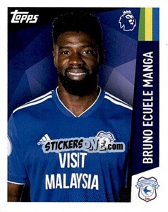Sticker Bruno Ecuele Manga - Premier League Inglese 2018-2019 n. 66 - Topps
