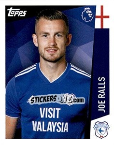 Sticker Joe Ralls - Premier League Inglese 2018-2019 n. 68 - Topps