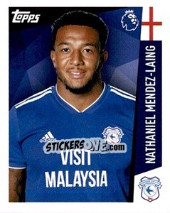 Sticker Nathaniel Mendez-Laing - Premier League Inglese 2018-2019 n. 69 - Topps