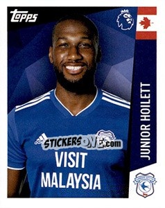Sticker Junior Hoilett - Premier League Inglese 2018-2019 n. 70 - Topps