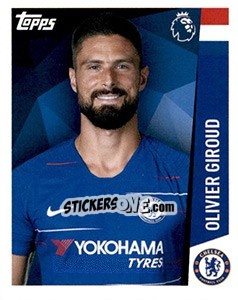 Sticker Olivier Giroud - Premier League Inglese 2018-2019 n. 86 - Topps