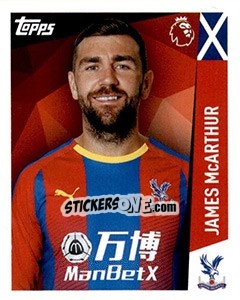Sticker James McArthur - Premier League Inglese 2018-2019 n. 96 - Topps