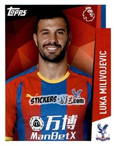 Sticker Luka Milivojevic - Premier League Inglese 2018-2019 n. 97 - Topps
