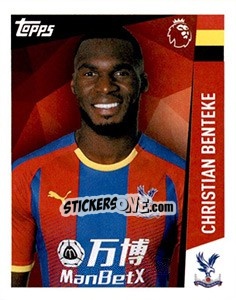 Figurina Christian Benteke - Premier League Inglese 2018-2019 - Topps