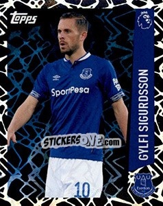 Sticker Gylfi Sigurdsson - Premier League Inglese 2018-2019 n. 104 - Topps