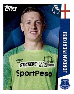Sticker Jordan Pickford - Premier League Inglese 2018-2019 n. 105 - Topps