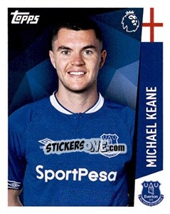 Sticker Michael Keane - Premier League Inglese 2018-2019 - Topps