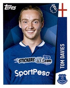 Sticker Tom Davies - Premier League Inglese 2018-2019 - Topps