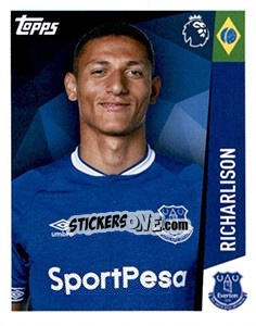 Sticker Richarlison - Premier League Inglese 2018-2019 n. 112 - Topps