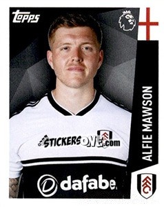 Cromo Alfie Mawson - Premier League Inglese 2018-2019 n. 121 - Topps