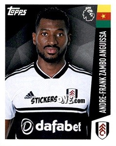 Sticker Andre-Frank Zambo Anguissa - Premier League Inglese 2018-2019 n. 123 - Topps