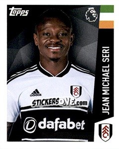 Sticker Jean Michael Seri - Premier League Inglese 2018-2019 n. 126 - Topps