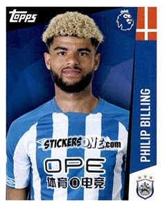 Figurina Phillip Billing - Premier League Inglese 2018-2019 - Topps