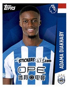 Sticker Adama Diakhaby - Premier League Inglese 2018-2019 n. 140 - Topps