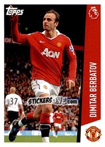 Sticker Dimitar Berbatov (Manchester United) - Premier League Inglese 2018-2019 n. 144 - Topps