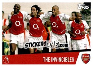 Figurina The Invincibles (Arsenal) - Premier League Inglese 2018-2019 - Topps