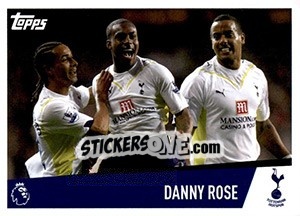 Figurina Danny Rose (Tottenham Hotspur) - Premier League Inglese 2018-2019 - Topps