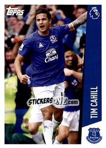 Figurina Tim Cahill (Everton) - Premier League Inglese 2018-2019 - Topps