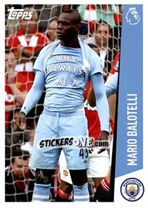 Sticker Mario Balotelli (Manchester City) - Premier League Inglese 2018-2019 n. 150 - Topps