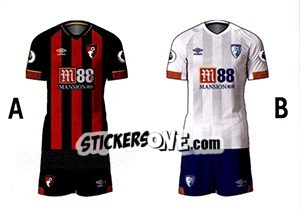 Sticker Home/Away Kit - Premier League Inglese 2018-2019 - Topps