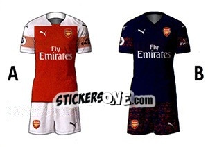 Sticker Home/Away Kit - Premier League Inglese 2018-2019 n. 152 - Topps