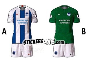 Sticker Home/Away Kit - Premier League Inglese 2018-2019 n. 153 - Topps