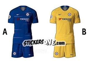 Sticker Home/Away Kit - Premier League Inglese 2018-2019 n. 156 - Topps