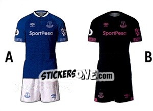 Sticker Home/Away Kit - Premier League Inglese 2018-2019 n. 158 - Topps