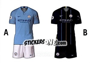 Sticker Home/Away Kit - Premier League Inglese 2018-2019 n. 163 - Topps