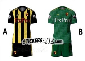Sticker Home/Away Kit - Premier League Inglese 2018-2019 n. 168 - Topps