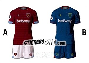 Sticker Home/Away Kit - Premier League Inglese 2018-2019 n. 169 - Topps