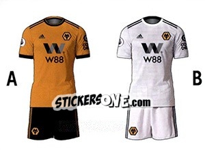 Sticker Home /Away Kit - Premier League Inglese 2018-2019 n. 170 - Topps