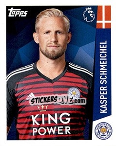 Sticker Kasper Schmeichel - Premier League Inglese 2018-2019 n. 175 - Topps