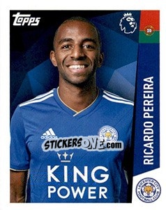 Sticker Ricardo Pereira - Premier League Inglese 2018-2019 - Topps